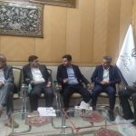 دیدار و گفتگوی شهردار و رییس شورای شهر بندرسیریک با مدیرعامل سازمان بنادر و دریانوردی کشور